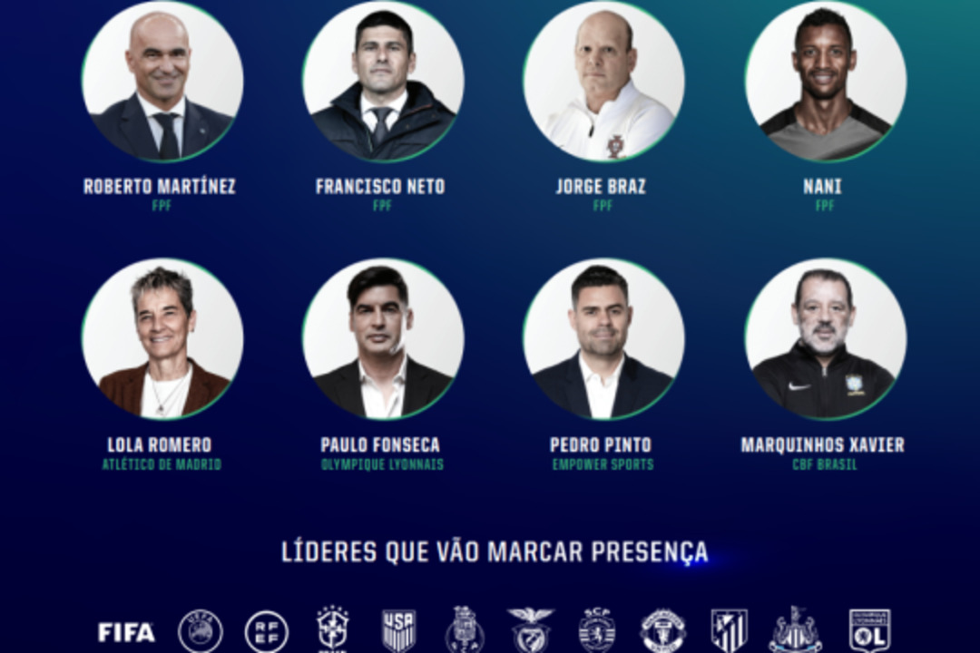 Roberto Martínez, Jorge Braz e Francisco Neto oradores no Portugal Football Summit 2025