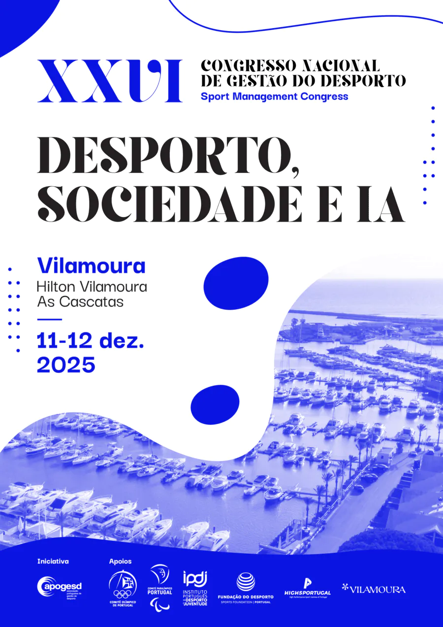 XXVI Congresso Internacional de Gestão de Desporto da APOGESD a 11 e 12 dezembro em Vilamoura