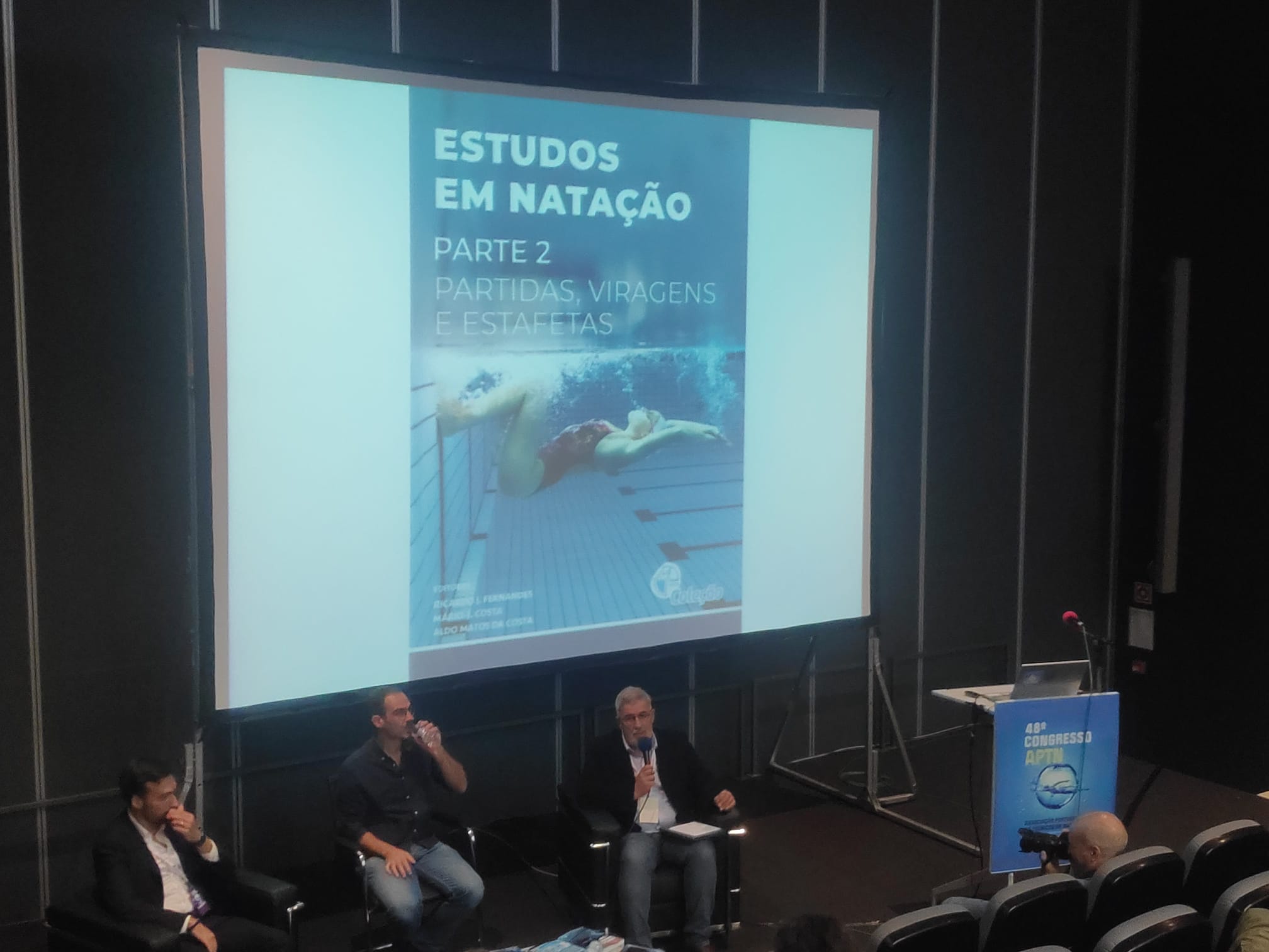 “Estudos em Natação (parte 2) – Partidas, viragens e estafetas” apresentado no Congresso da APTN