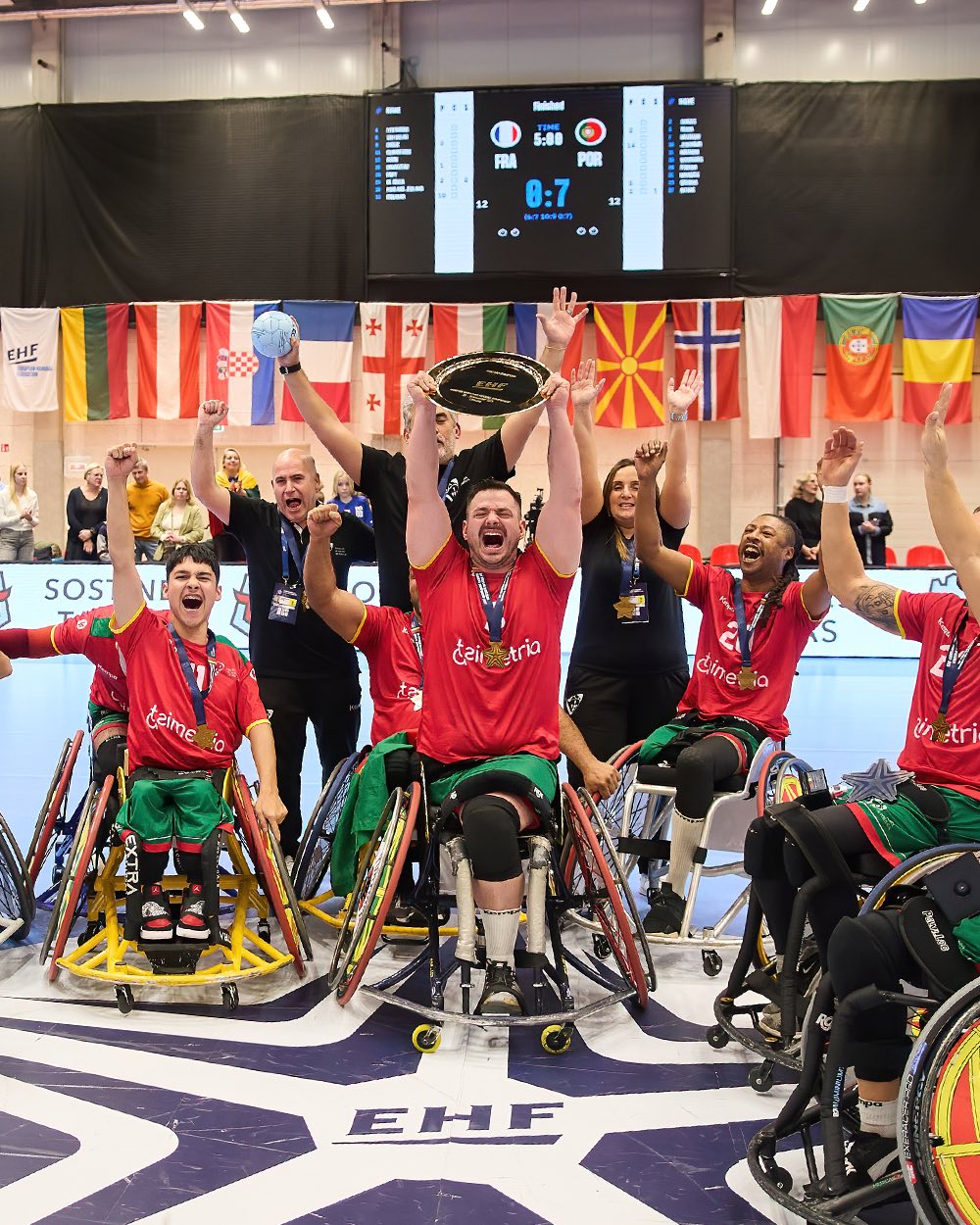 Portugal sagrou-se campeão europeu de andebol em cadeira de rodas