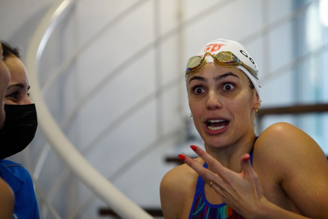 Nadadores lusos Ana Pinho Rodrigues e Diogo Ribeiro batem recordes