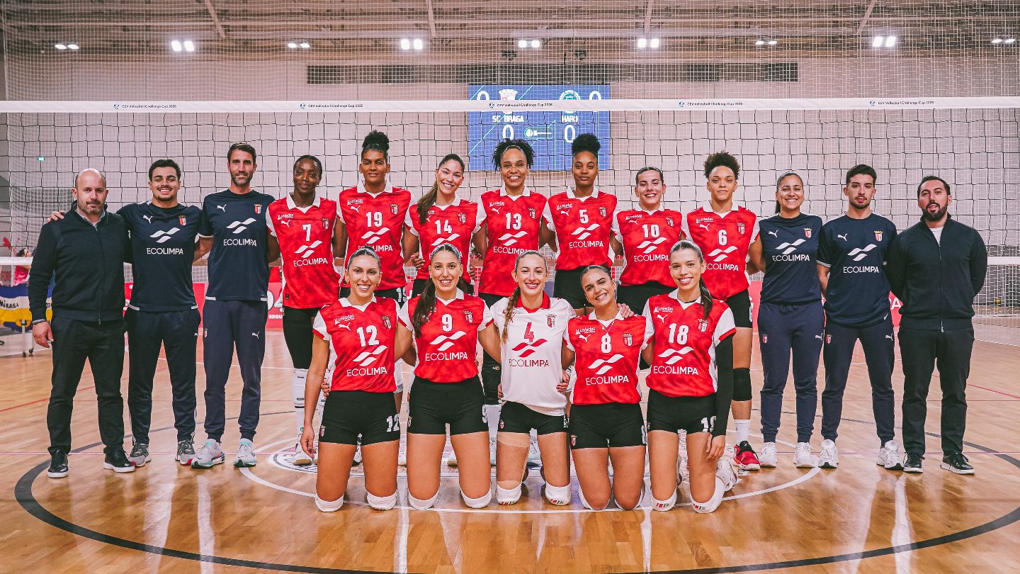 FC Porto e Sporting eliminados da Taça CEV,  SC Braga nos oitavos da CEV Challenge CUP