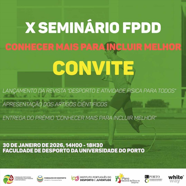 X Seminário da FPDD “Conhecer Mais para Incluir Melhor” decorre a 30 de janeiro no Porto