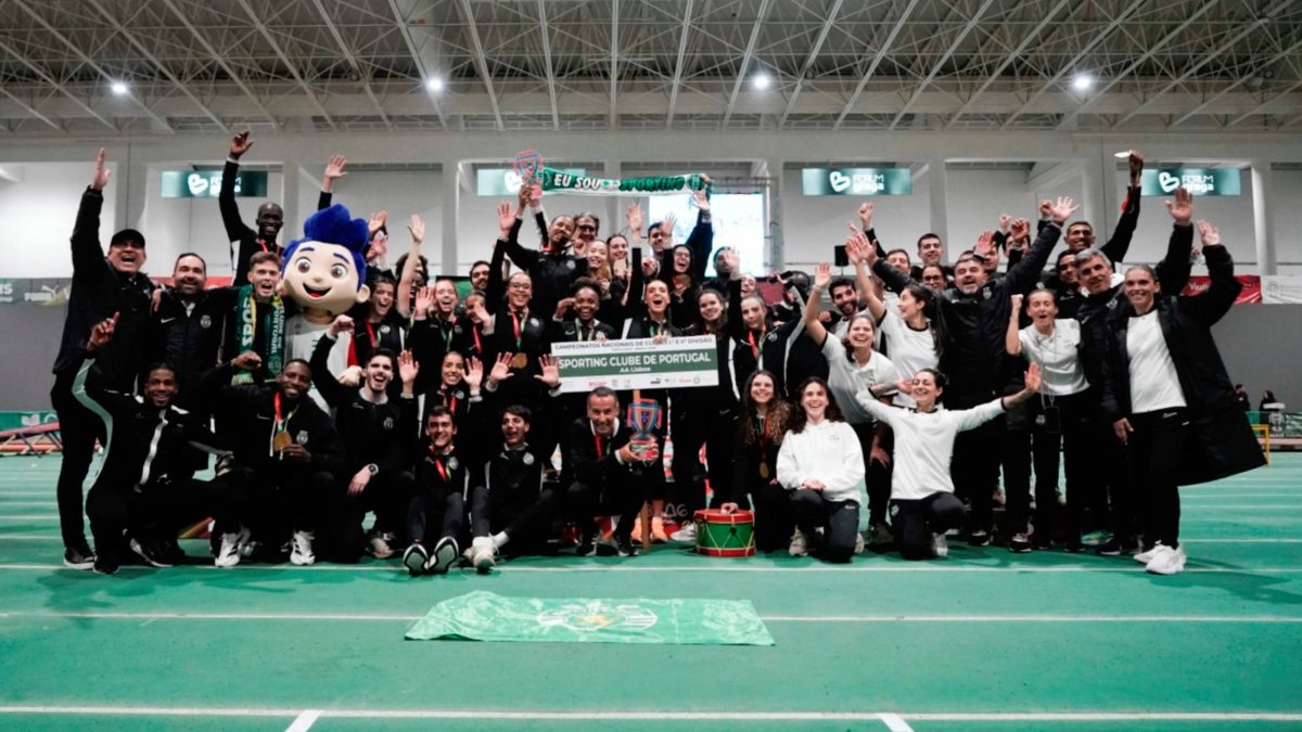 Sporting sagrou-se campeão masculino e bicampeão feminino em pista curta