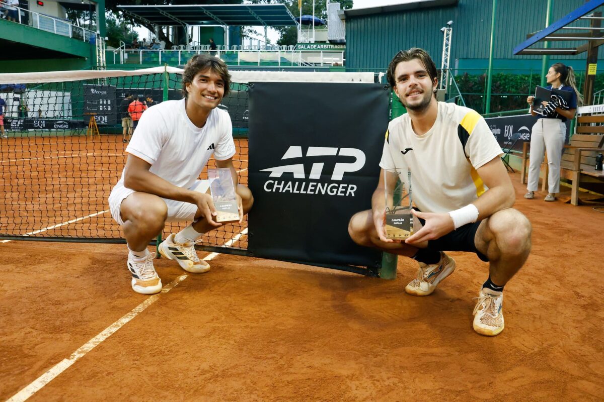 Jaime Faria e Henrique Rocha venceram a final de pares do challenger de Brasília