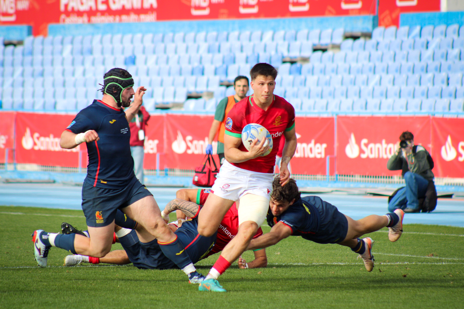 Portugal bate a Espanha em Lisboa e apura-se para final do Rugby Europe Championship 2026