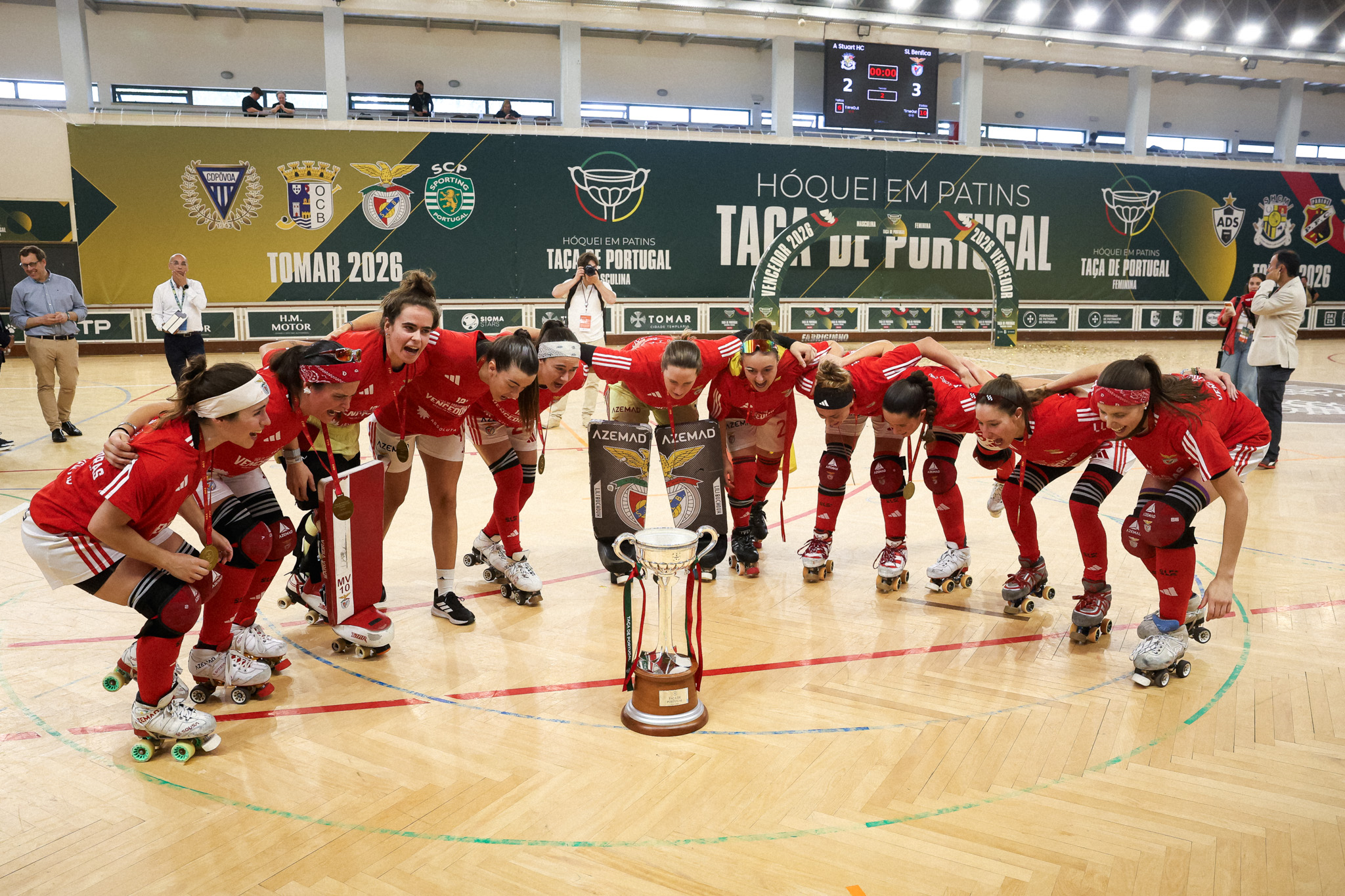 Benfica vence Stuart Massamá e soma 12.ª Taça de Portugal Feminina de Hóquei em Patins
